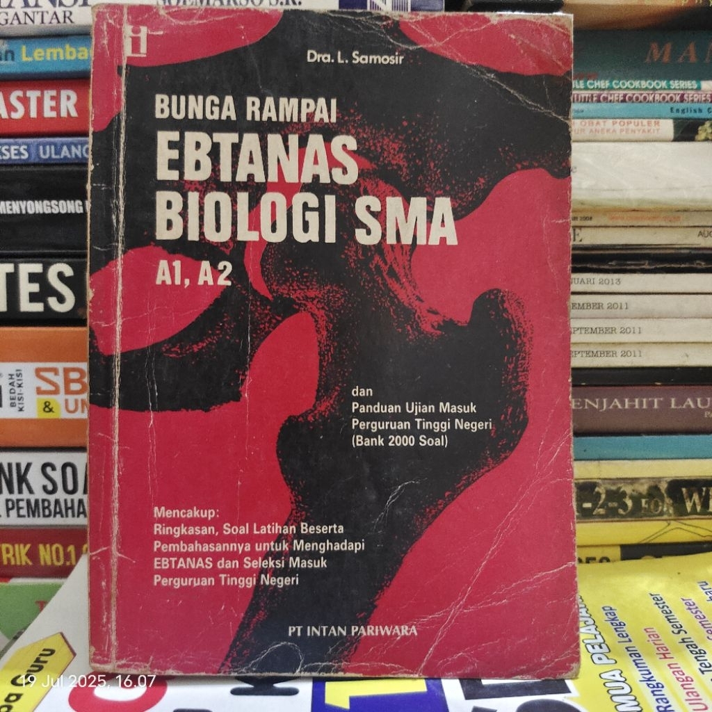 BUKU BUNGA RAMPAI EBTANAS BIOLOGI SMA A1.A2 ORIGINAL