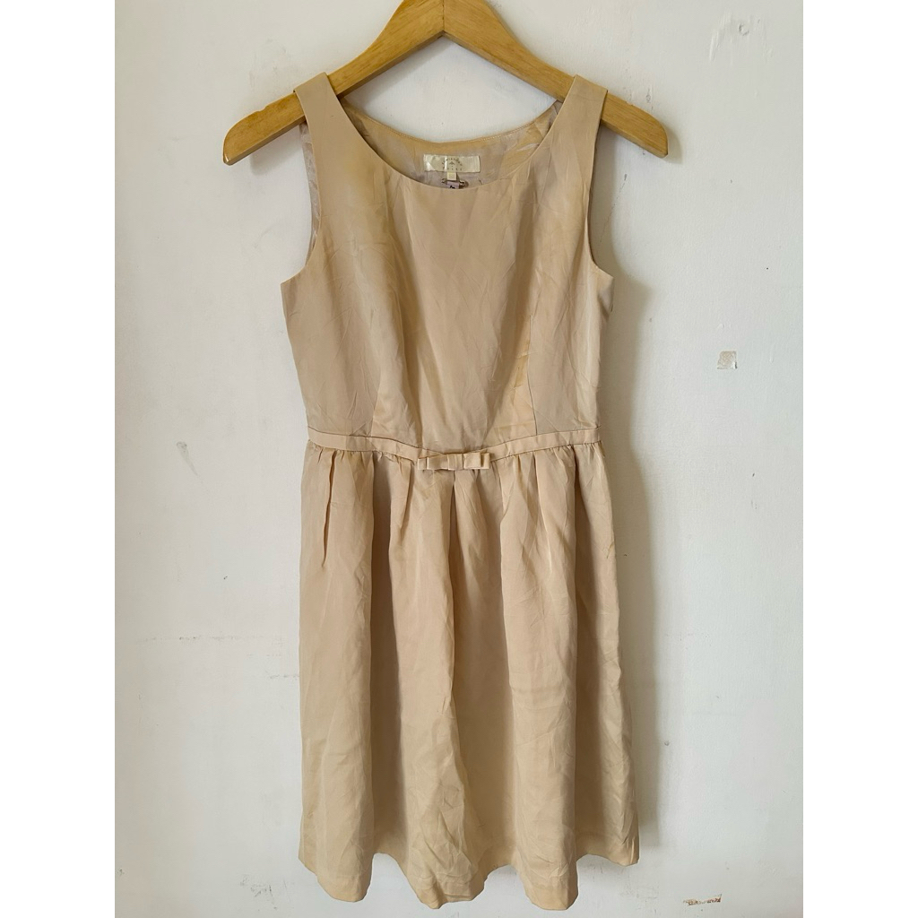 DRESS ANAK GOLD VELVET