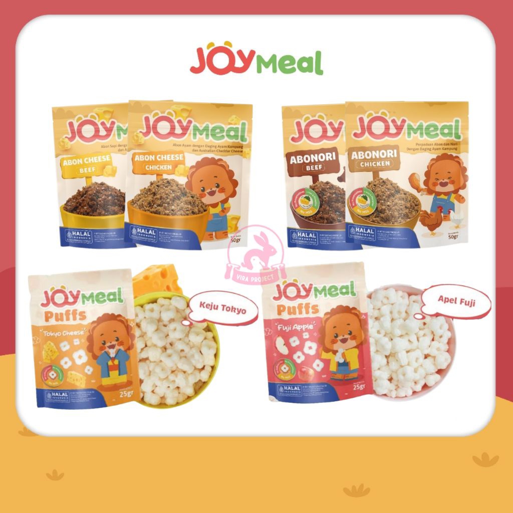 

8+ JOYMEAL ABONORI / ABON CHEESE/ BEEF & CHICKEN Original @50gr