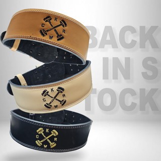 SABUK PRIA FITNESS & GYM BAHAN SEMI KULIT SABUK ANGKAT BEBAN - KMCR