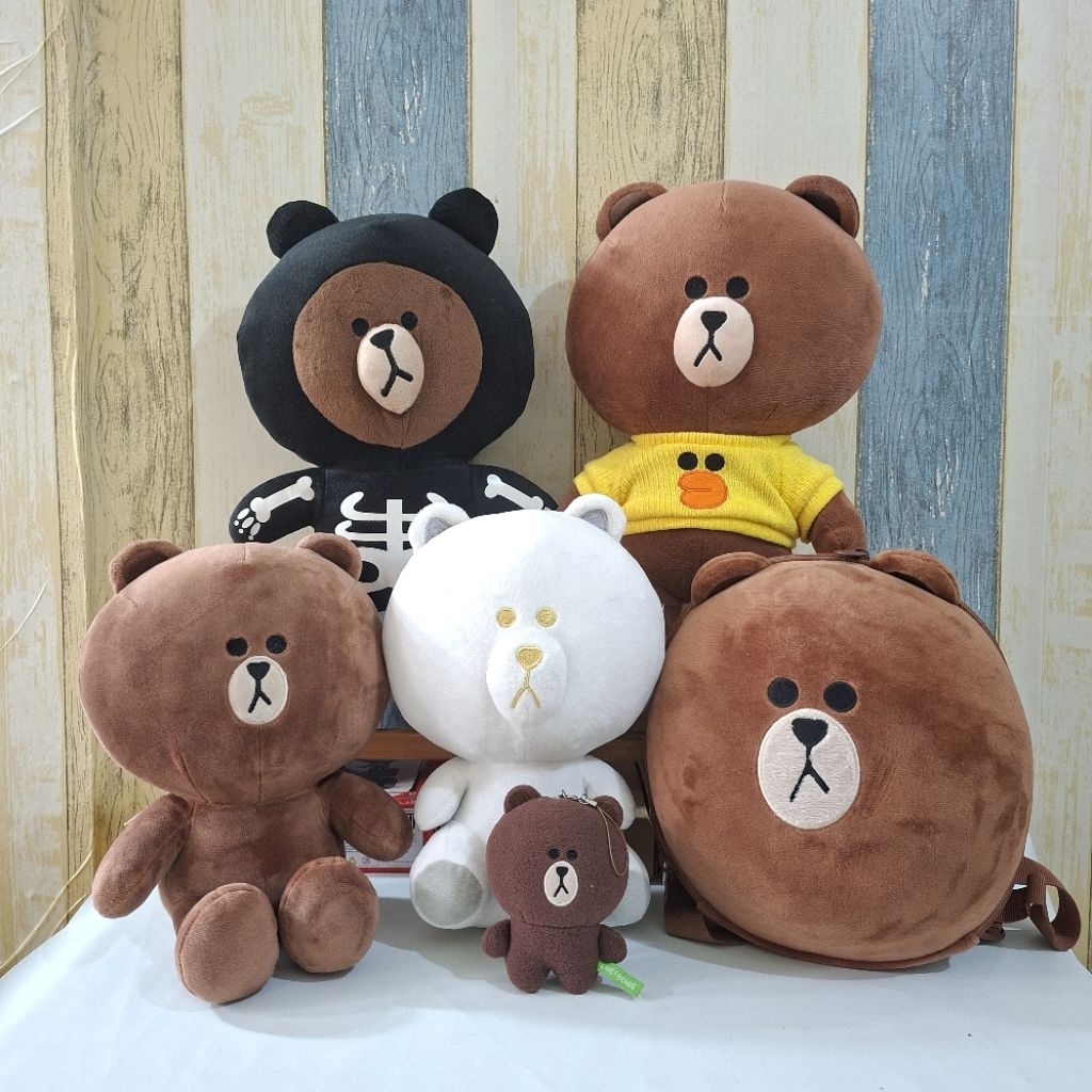 Prelove Boneka² Brown Line Friends.
