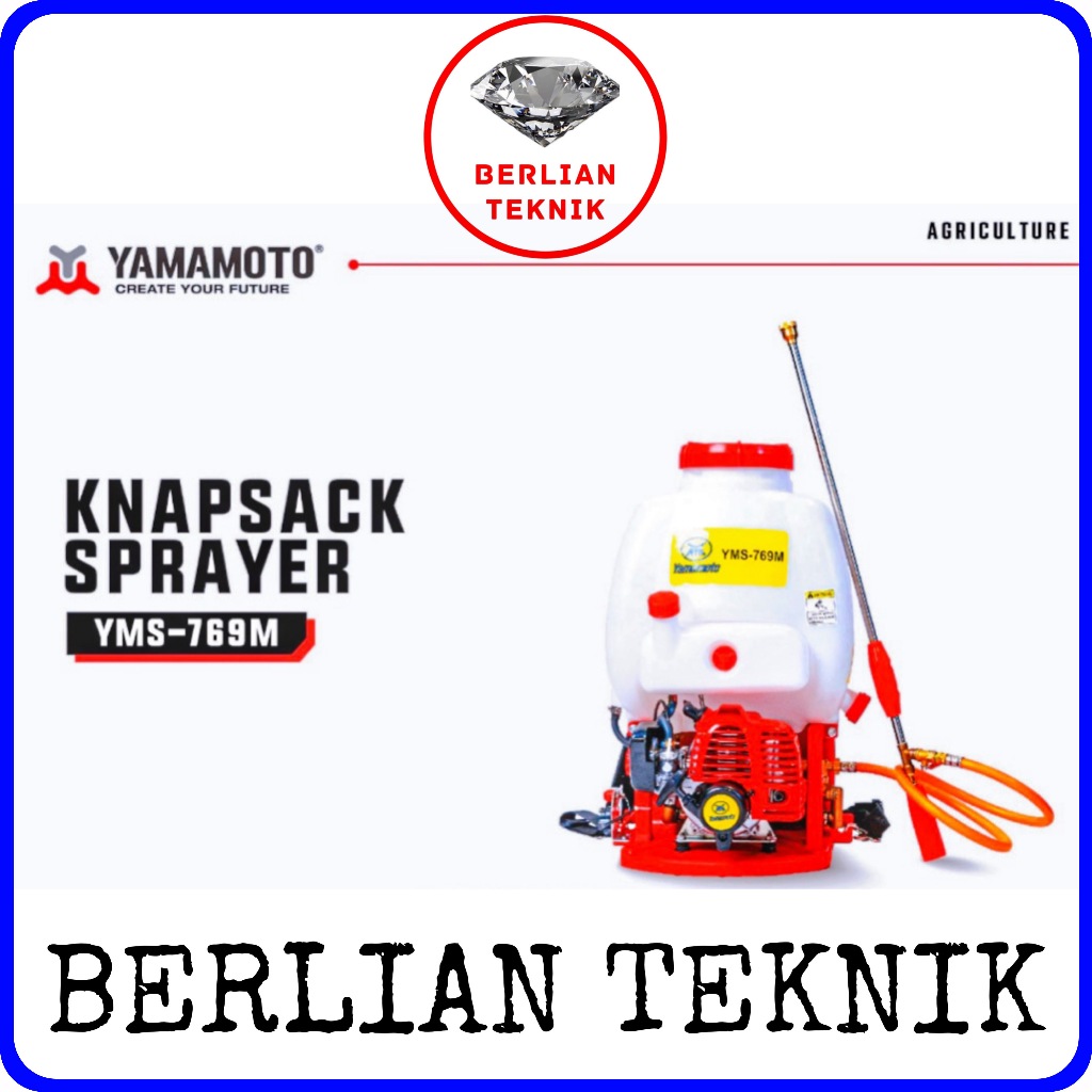 Power Sprayer Mist Knapsack Yamamoto YMS 769 (15 Liter) 2 Tak