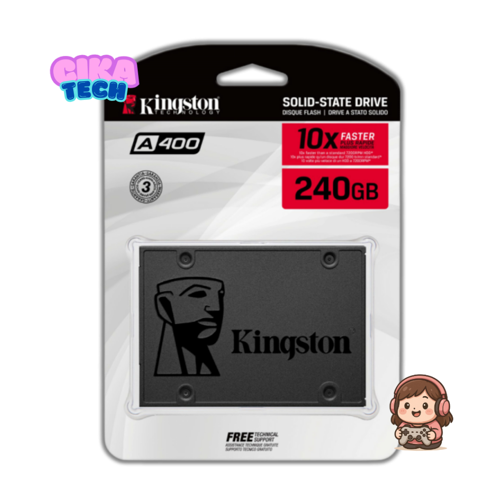 SSD Kingston A400 240GB SATA 2.5" Fast Storage