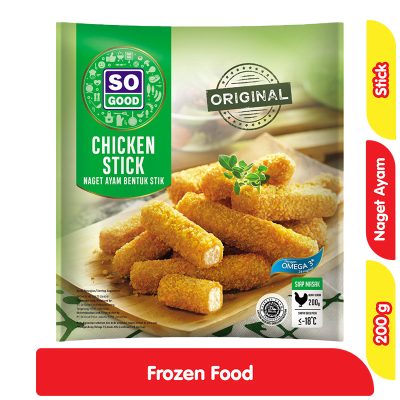 

So Good Chicken Stick Original Sangat Enak Stik Ayam Asli 200 gr
