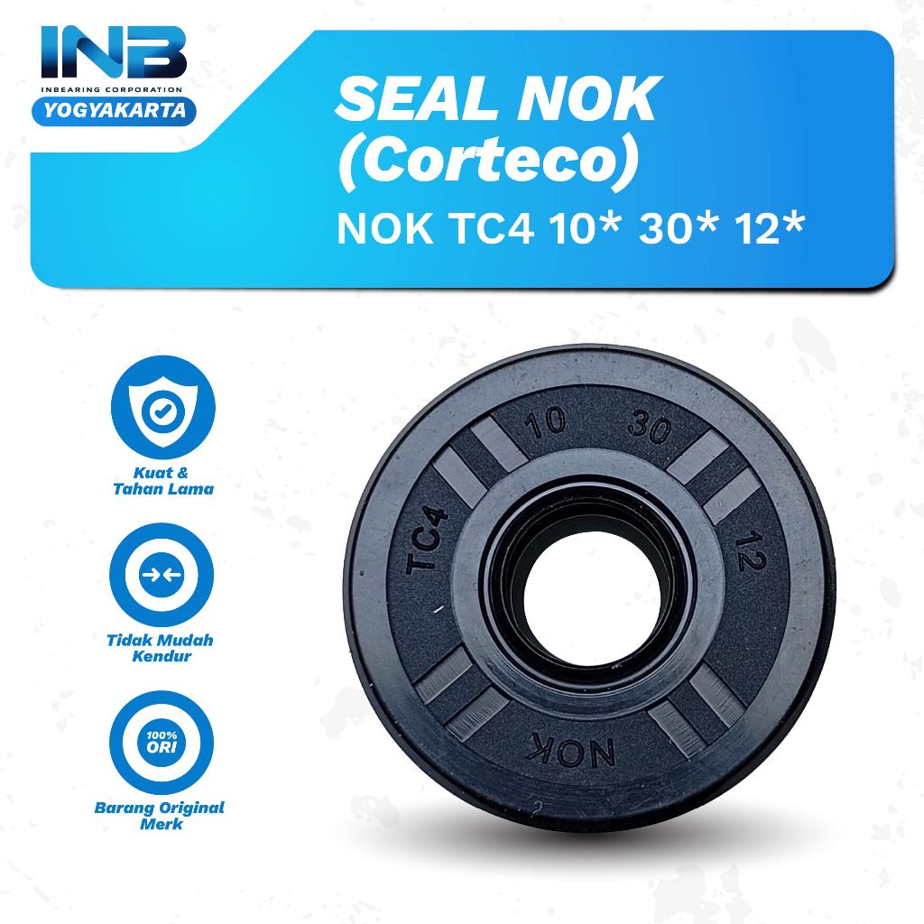Seal TC4 10 30 12 NOK Seal Shock Belakang GL Pro MP Tiger Original NOK INB JOGJA
