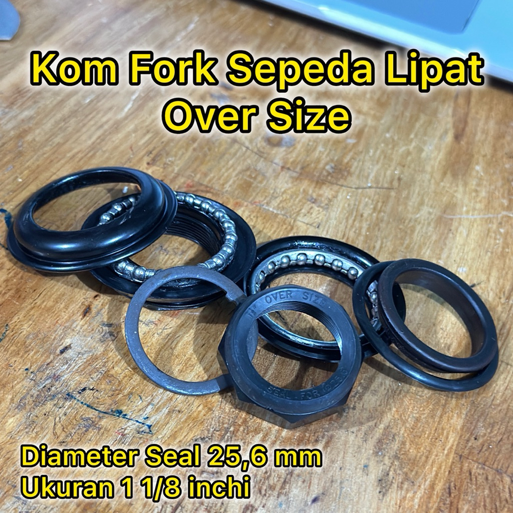 KOM FORK KOM STIR OVERSIZE SEPEDA LIPAT KOM GARPU SEPEDA LIPAT SEMUA UKURAN