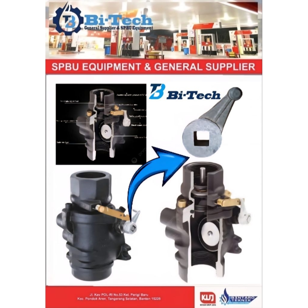 Kunci Emergency Shut Valve Aile Shut-Off Emergensi Shut Valve