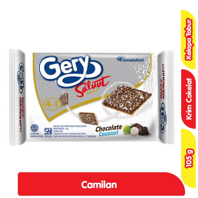 

Gery Crackers Saluut Malkist Cokelat Kelapa 105 g