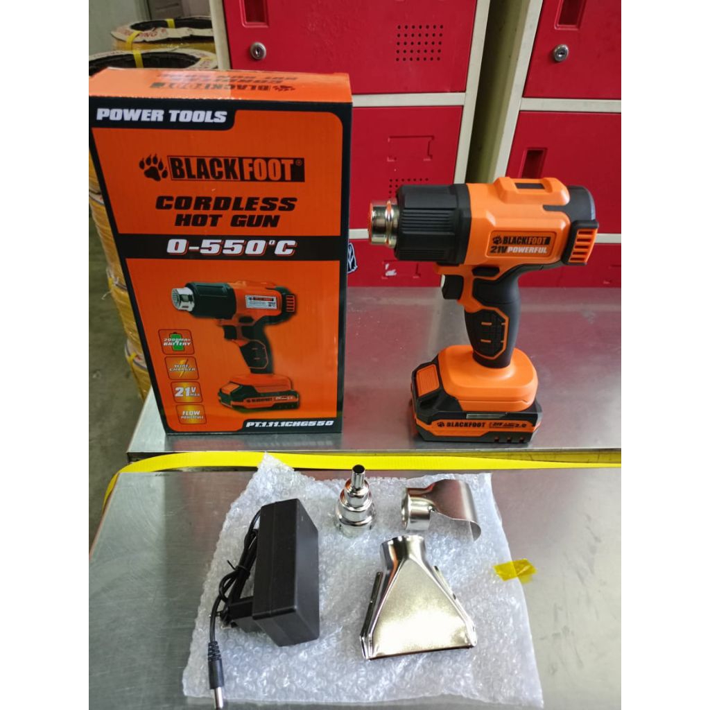 Blackfoot Cordless Hot Gun 550° 21V / Heat Gun / Blower Pemanas