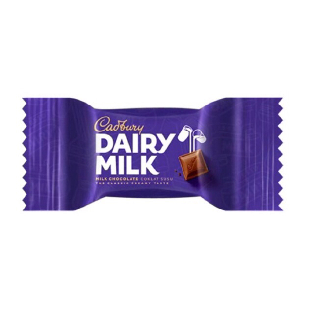 

CADBURY DAIRY MILK MALAYSIA COKLAT ECERAN PER PCS Import Halal Product Malaysia