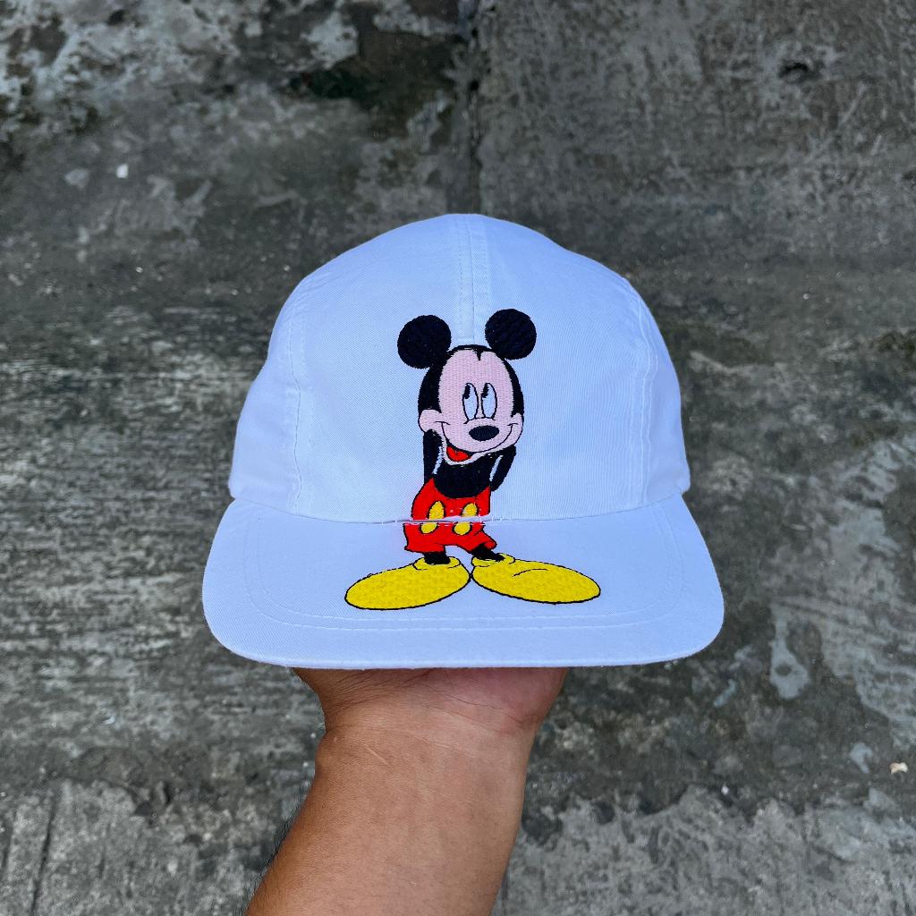 Topi Mickey Mouse vintage Big Logo Embriordery Ball cap