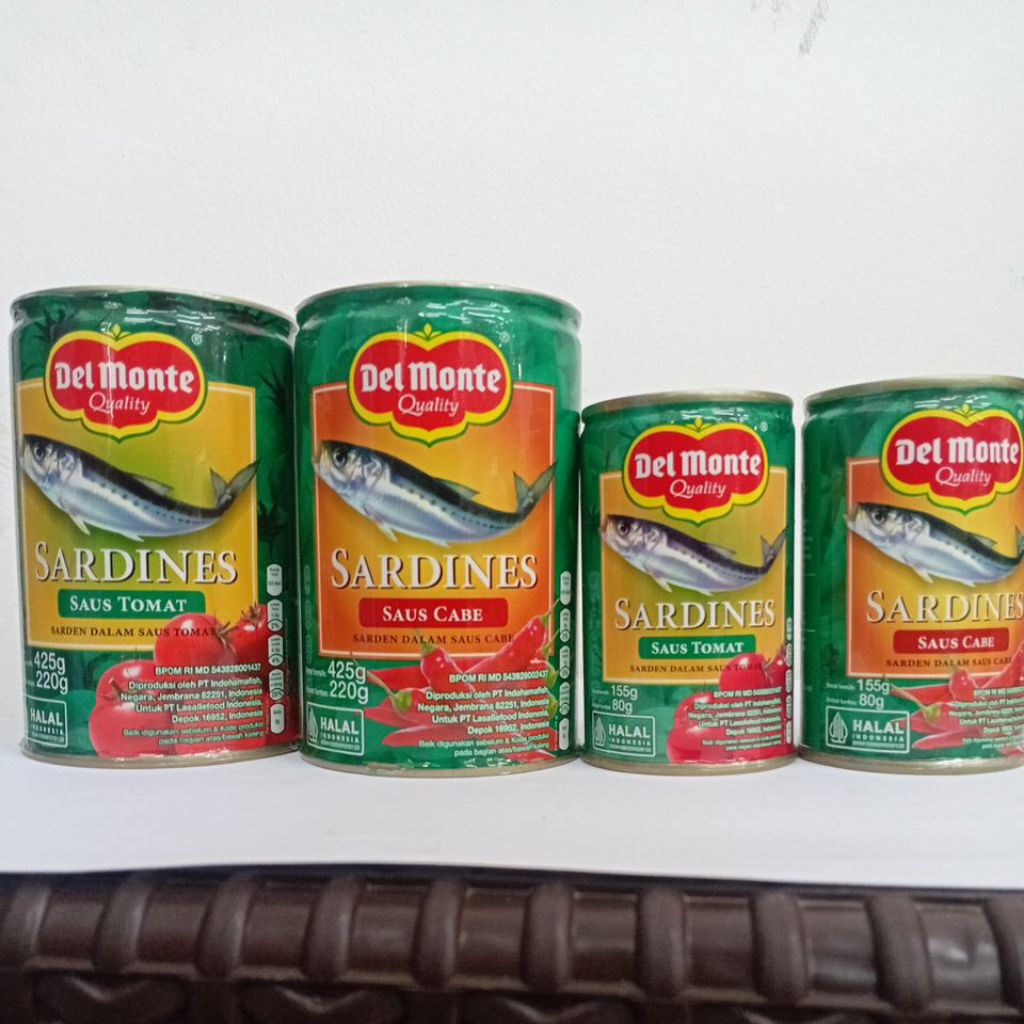 

DEL MONTE - IKAN SARDINES SAUS CABE/TOMAT