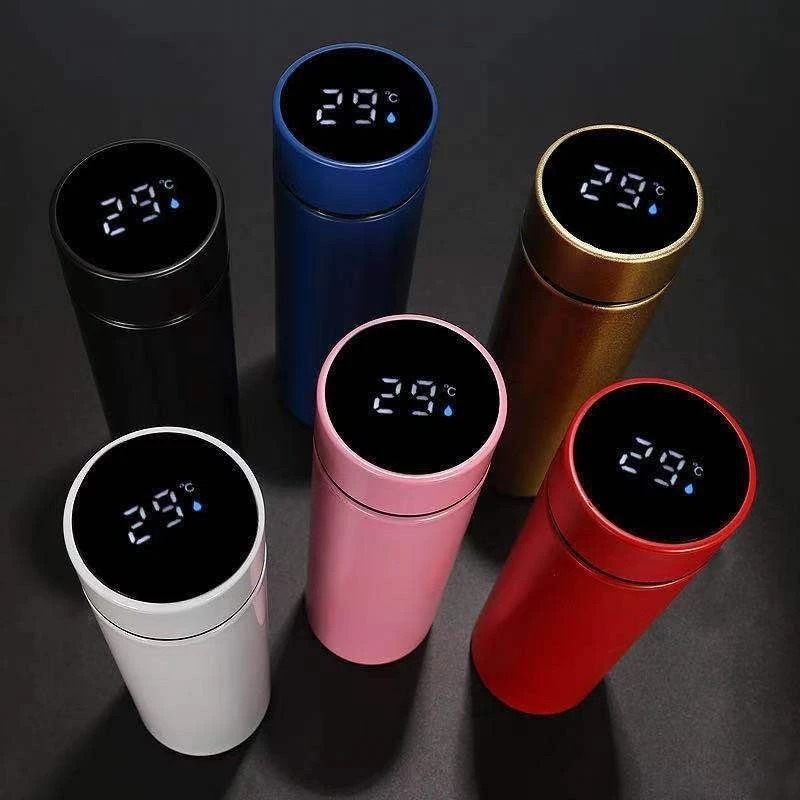 Thermos LED Smart Cup Temperature Display 500ML Botol Air Minum Botol Termos dingin/panas