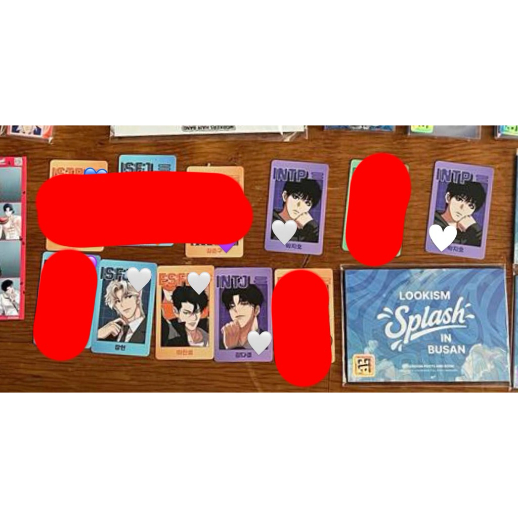 LOOKISM cards LEE ZIN AVAILABLE