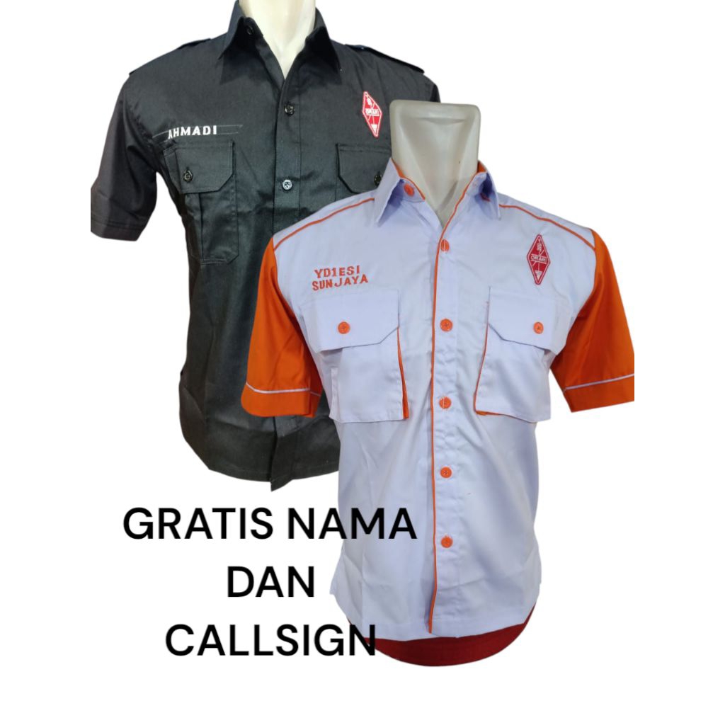 KEMEJA ORARI KOMBINASI/ KEMEJA/ORARI