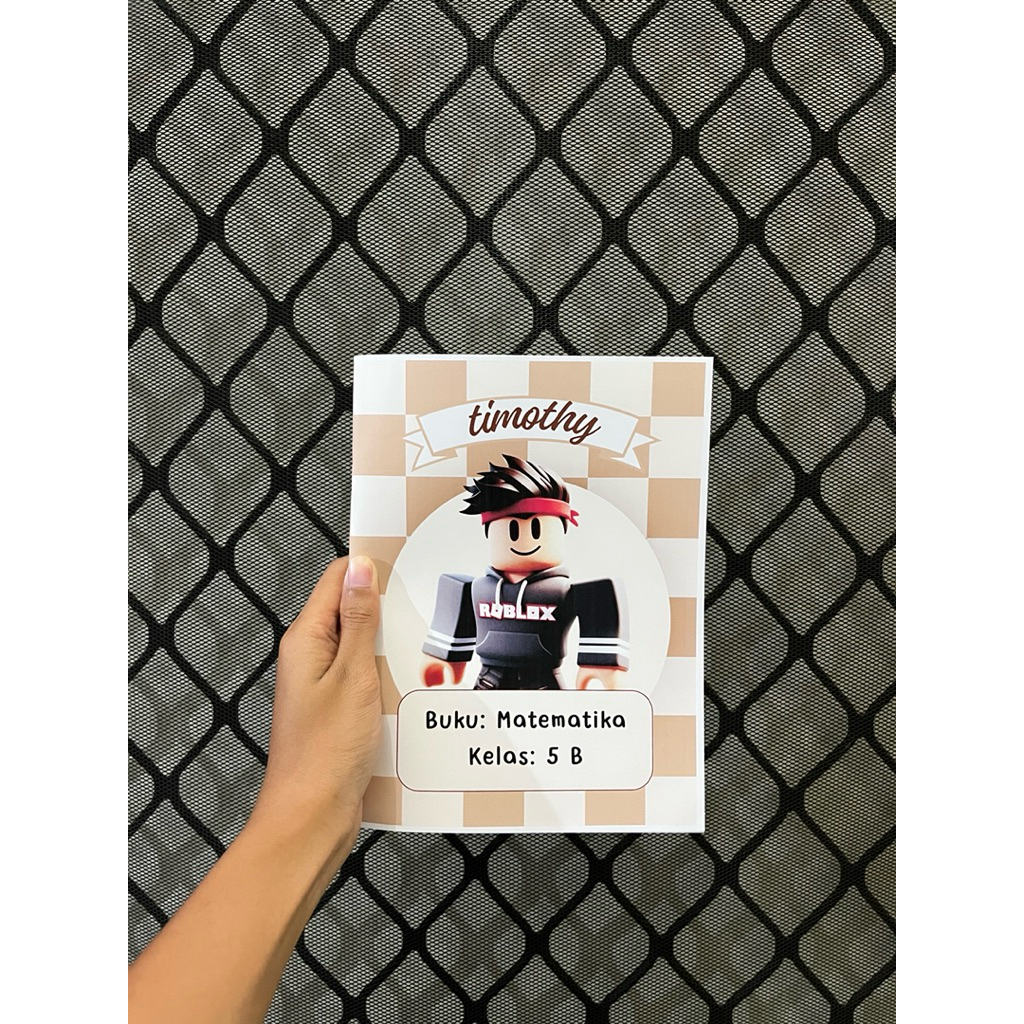 

paket buku tulis custom ROBLOX EDITION by LangitKata