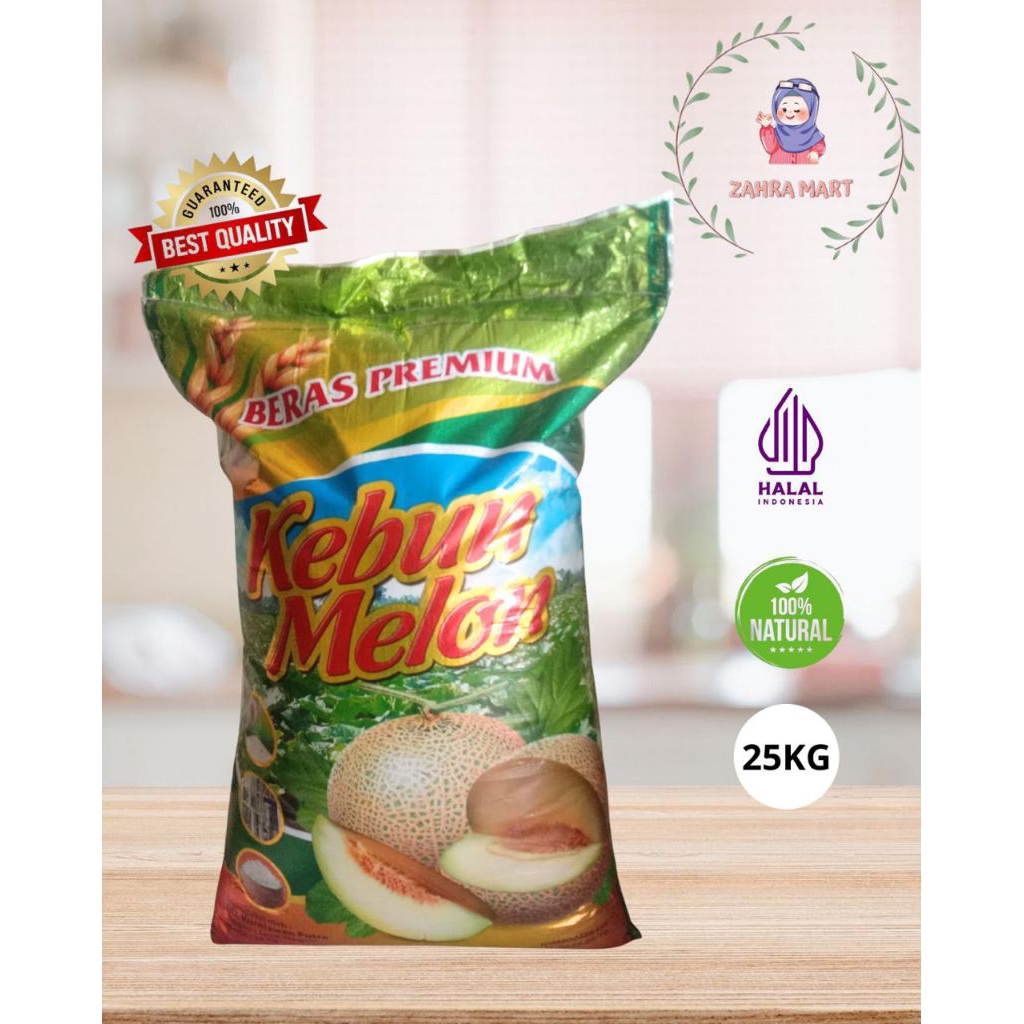 

Beras Cap Kebun Melon 5Kg 20Kg 1Karung pulen wangi