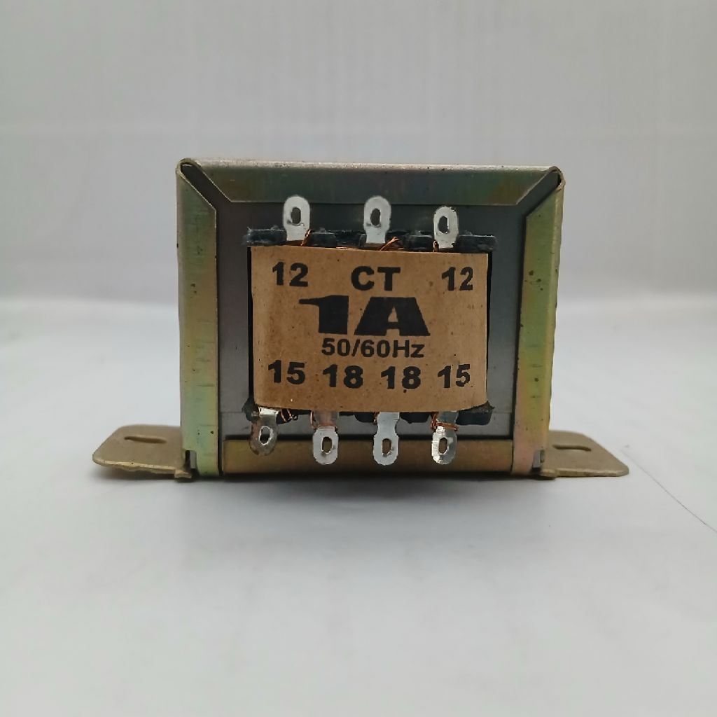 Trafo 1A CT 18V YT Transformer - Trafo 1A Kecil CT 18 YT Transformer Tembaga Murni