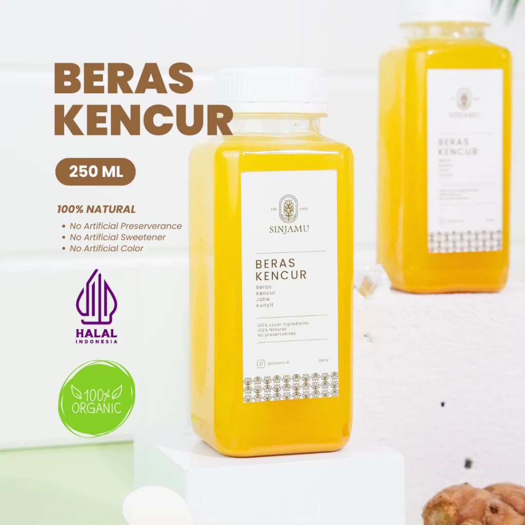 

Beras Kencur Sinjamu - Jamu - Minuman Herbal Tradisional 250ML / Jamu