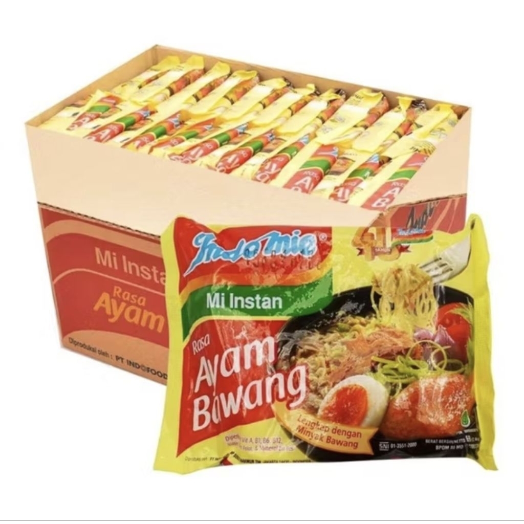 

Indomie Rasa Ayam Bawang 65gr isi 5 Pcs