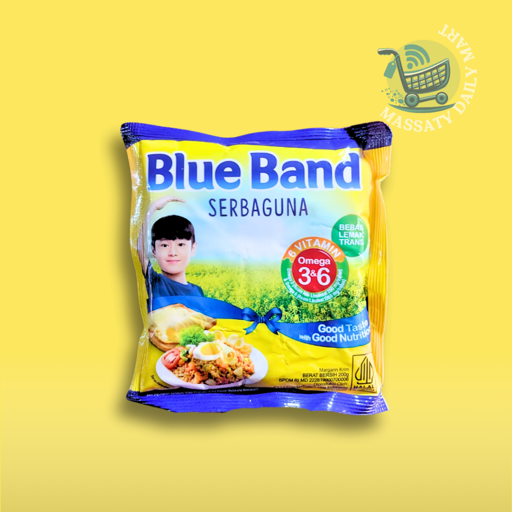 

BLUEBAND MARGARINE SERBAGUNA 200 gram (TANPA MINIMAL ORDER)