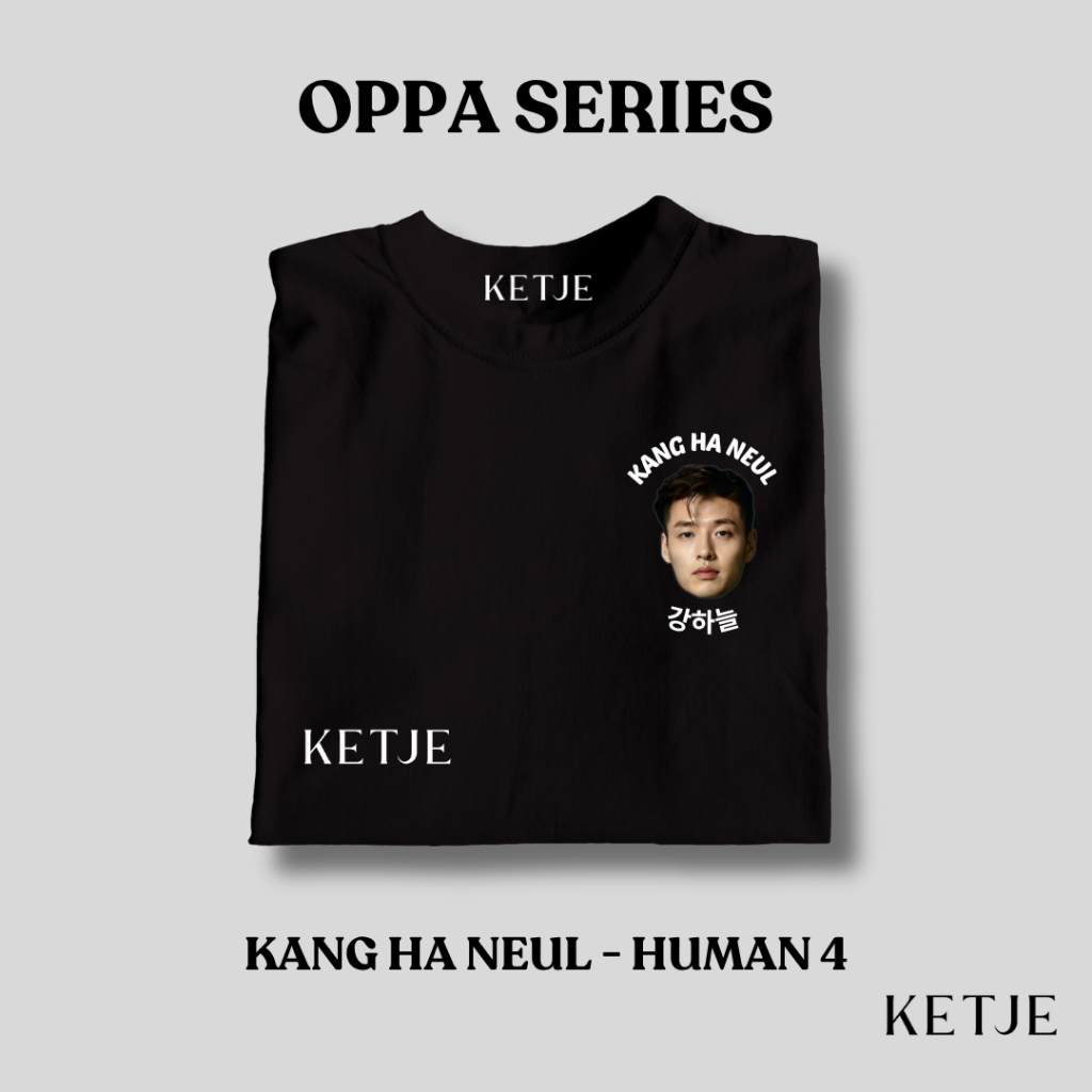 Kaos Kang Ha Neul - Oppa Series / Custom Cetak Print Sablon Kaos Korea Kdrama Kaos Kang Ha Neul The 