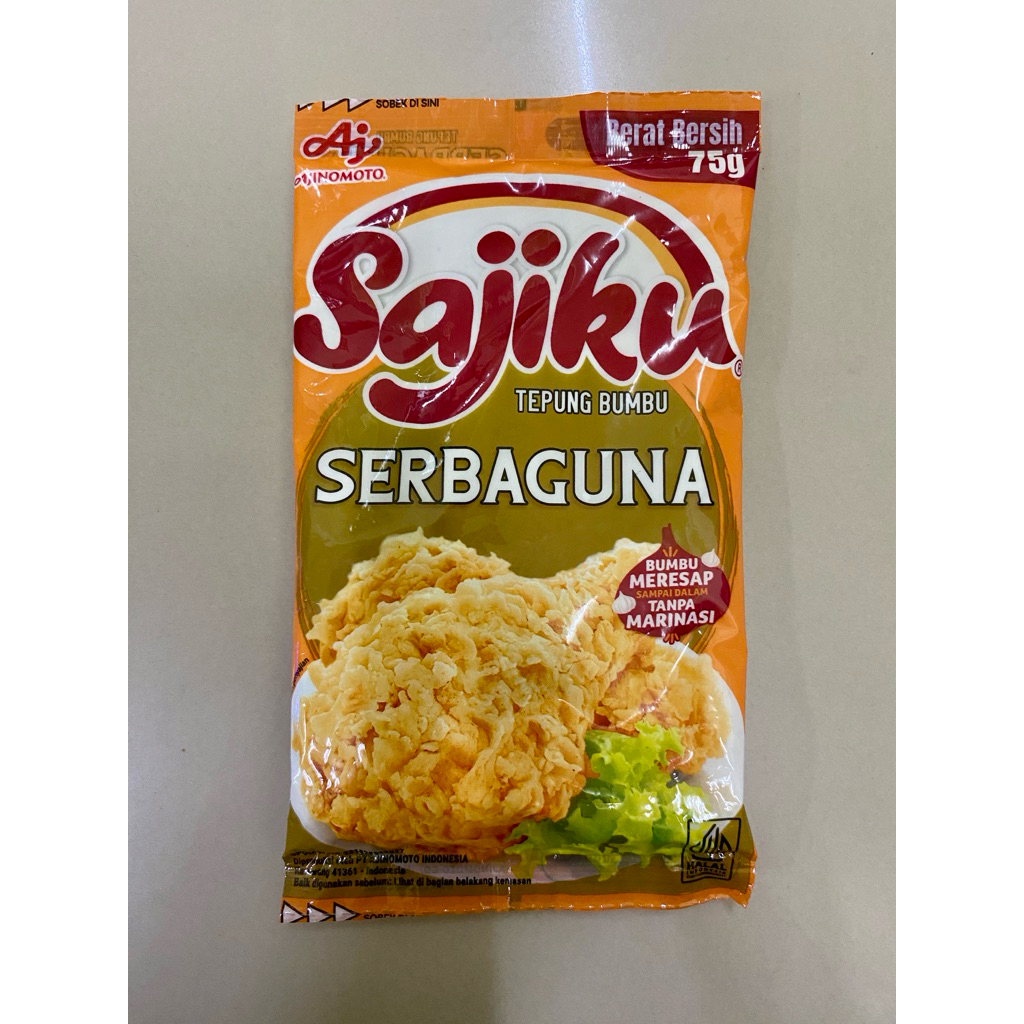 

Sajiku Tepung Bumbu Serbaguna 75g Ready Stok