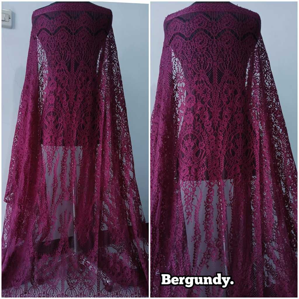 new kain brokat semi francis fulldall catton,bakal kebaya lj30020,brokat medan,semi italy