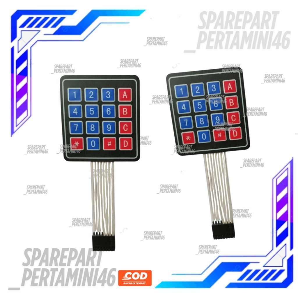 Keypad Tombol Pom Mini Pertamini Digital