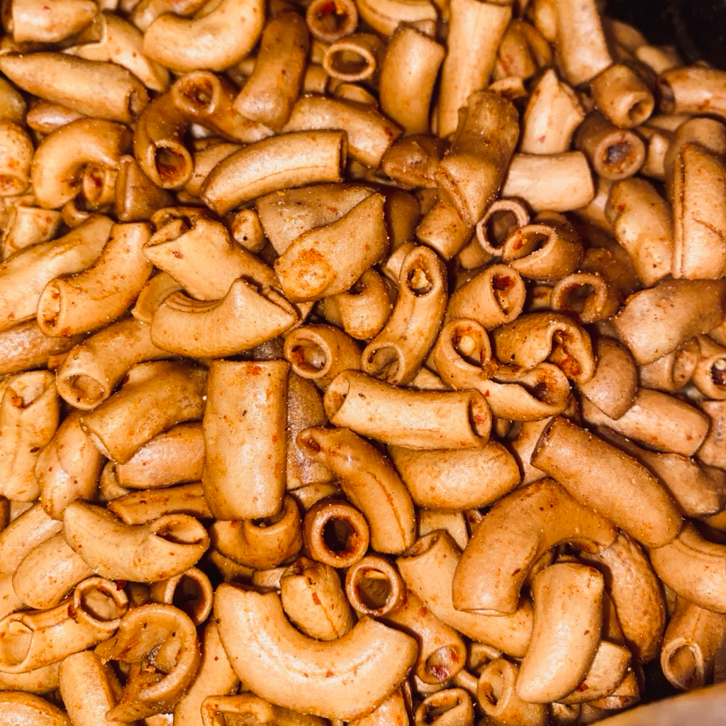 

Makroni Bantet Pedas Bumbu Cikruh 1 KG | Cemilan Makroni Kriuk Bims Kriuk Bandung