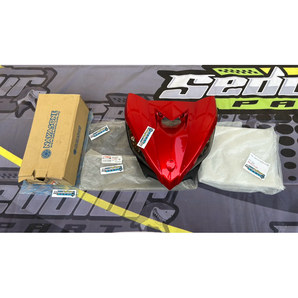 PANEL DASI DADA DEPAN MERAH MX 135 NEW LC 135 NEW NJMX V4-V6 IMPORT MALAYSIA STYLE