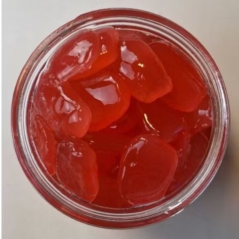 manisan Kolang Kaling kenyal empuk 100 % gula asli dengan wangi stoberi berat 250 gram