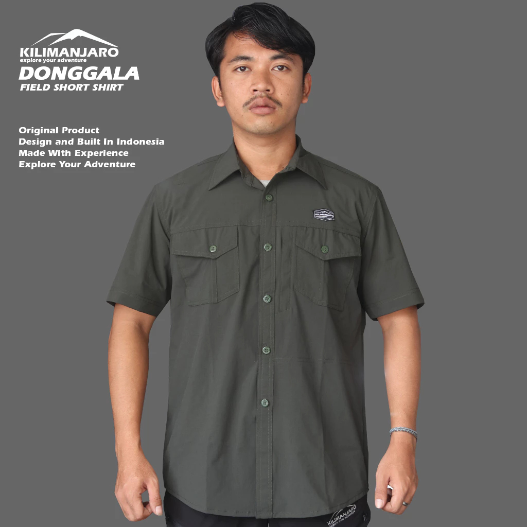 Baju Kemeja Kilimanjaro DONGGALA - Kemeja Gunung Kemeja Outdoor Original
