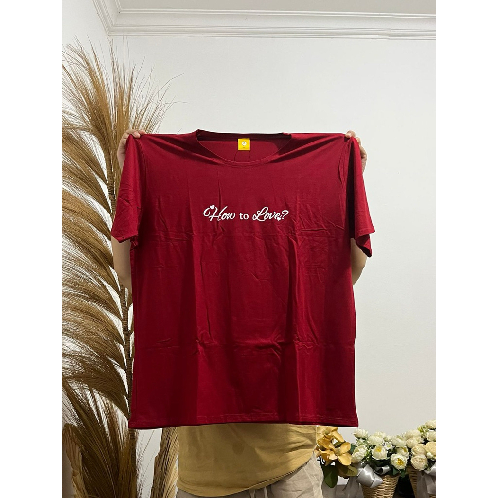 Kaos Perempuan Ukuran Jumbo/BigSize 5XL / Kaos Jumbo Merk LEMONE Bahan Katun Spandex