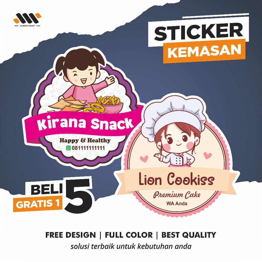 

Cetak Stiker Kemasan Cromo Perlembar A3+ (GRATIS DESAIN) 2