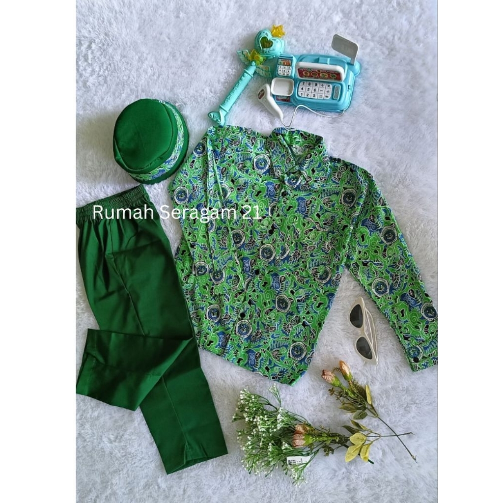 [TERBARU]Seragam sekolah termurah baju Setelan anak TERLARIS baju seragam TK RA baju seragam batik b