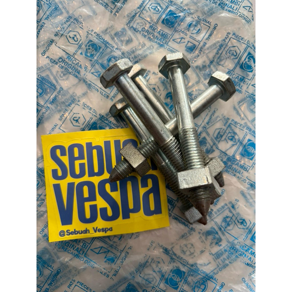 Mur Baut Cantelan Knalpot Vespa PXE / Excel / Exclusive