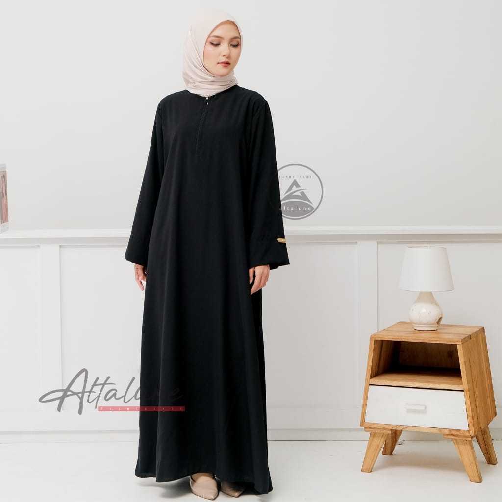 Abaya Arab Turkey Basic Polos Muslim | Gamis Abaya Polos Wanita Terbaru Wolfis
