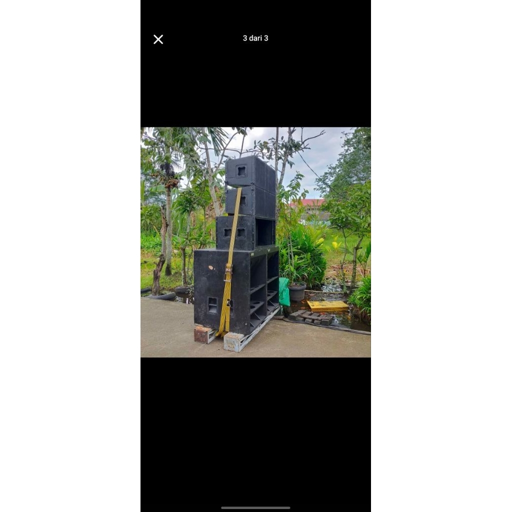 4 Box Subwoofer 18 Inch Isi RDW LS2000CBM Bekas