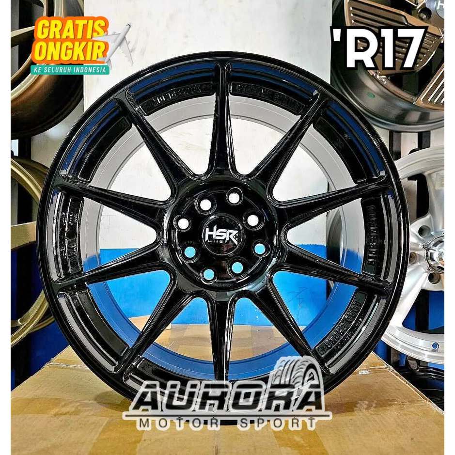 Velg HSR Jari-Jari Racing R17 HSR Shinjuku Lebar 75/9 Pnp Yaris,Jazz,Brio