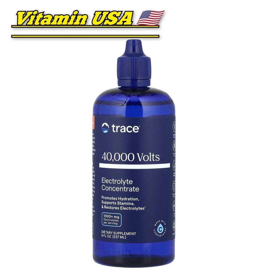 

Trace, 40000 Volts, Electrolyte Concentrate, 237 ml - Supports Stamina, & Restores Electrolytes