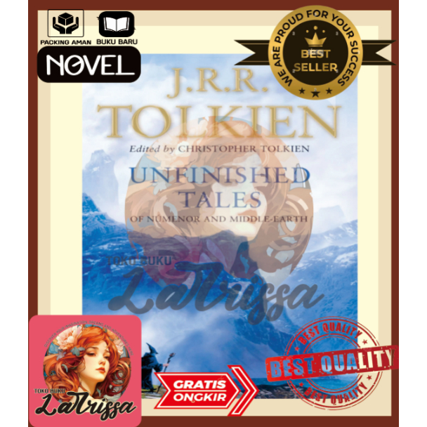 <English> TK. The Lord Of The Rings Series - Unfinished Tales of Numenor and Middle Earth - Tolkien