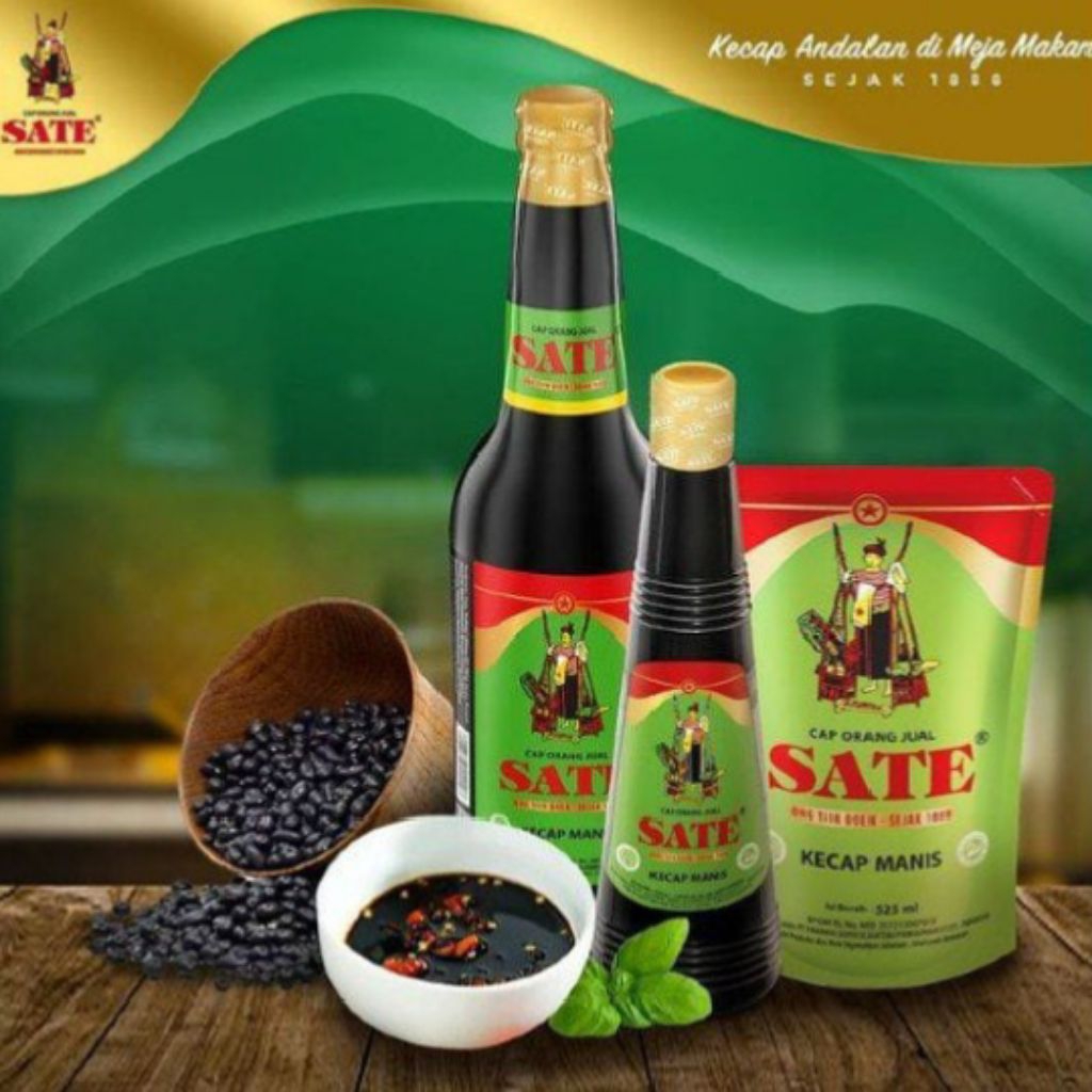 

Kecap sate Botol 135ml/Kecap manis cap orang jual sate/Kecap manis/Kecap manis sate