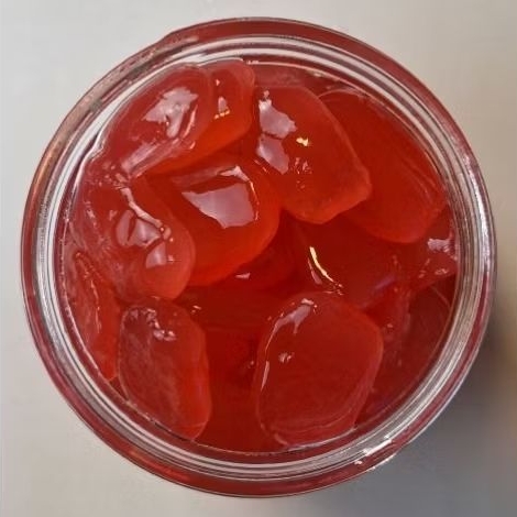 

manisan kolang kaling enak dengan gula asli wangi stoberi berat 500gram