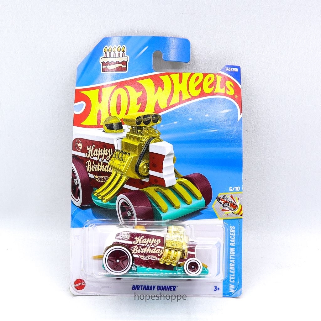 Hot Wheels Birthday Burner Treasure Hunt Diecast Mobil Original Mattel