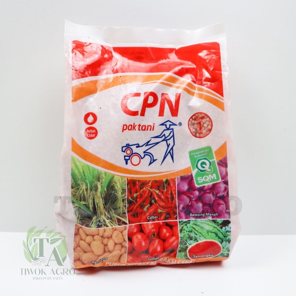 Pupuk CPN Pak Tani NPK 15-0-15 1 kg Bebas Chlorin Cepat Serap untuk Cabai Tomat Padi