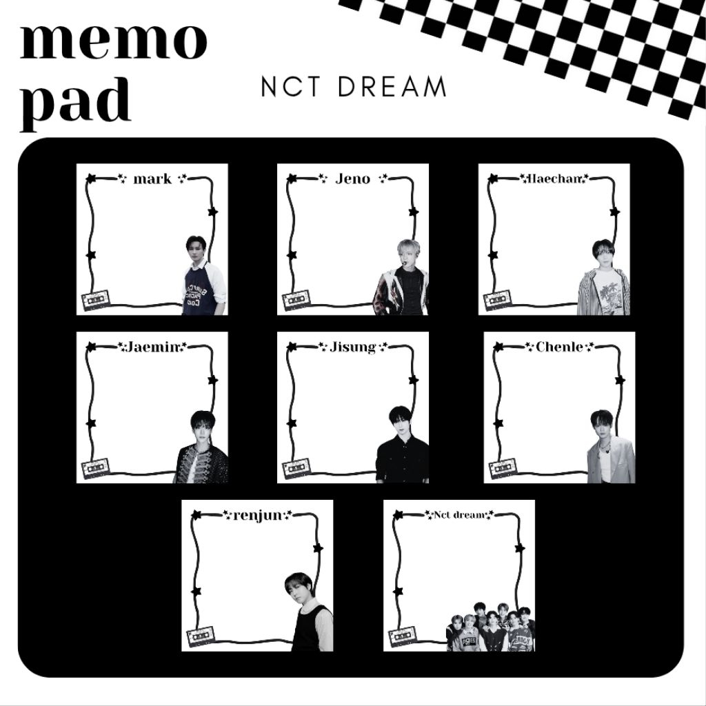 

MEMOPAD NCT DREAM , COCOK UNTUK PERLENGKAPAN SEKOLAH ATAU UNTUK FREEBIES