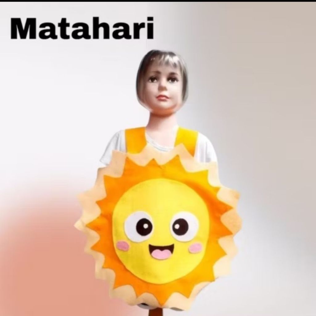 kostum anak tata surya/kostum karakter planet/kostum karnaval bahan flanel