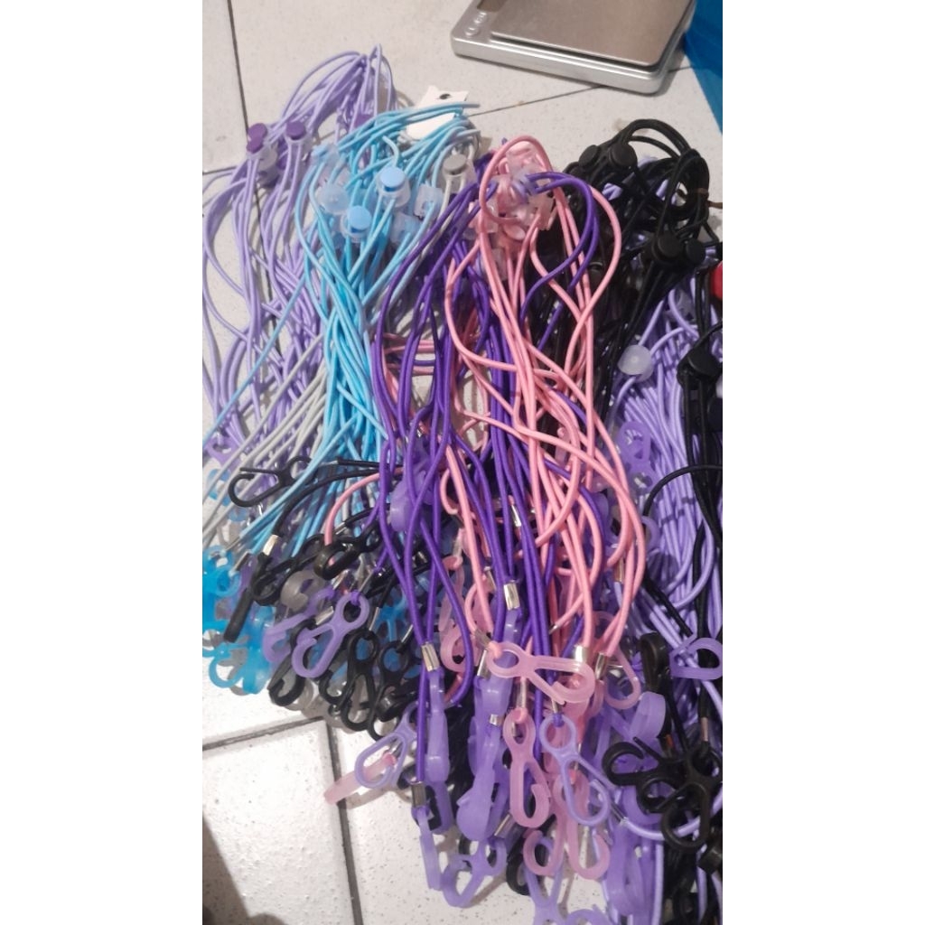 YS Strap masker tali elastis polos panjang 30cm