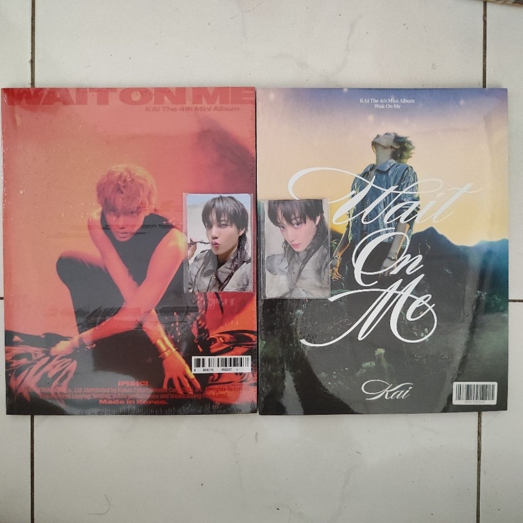 [READY] KAI WAIT ON ME ALBUM PHOTOBOOK SEALED POB SMSTORE